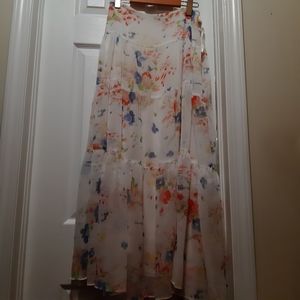 Lauren Ralph Lauren Floral Maxi Skirt - Multicolor